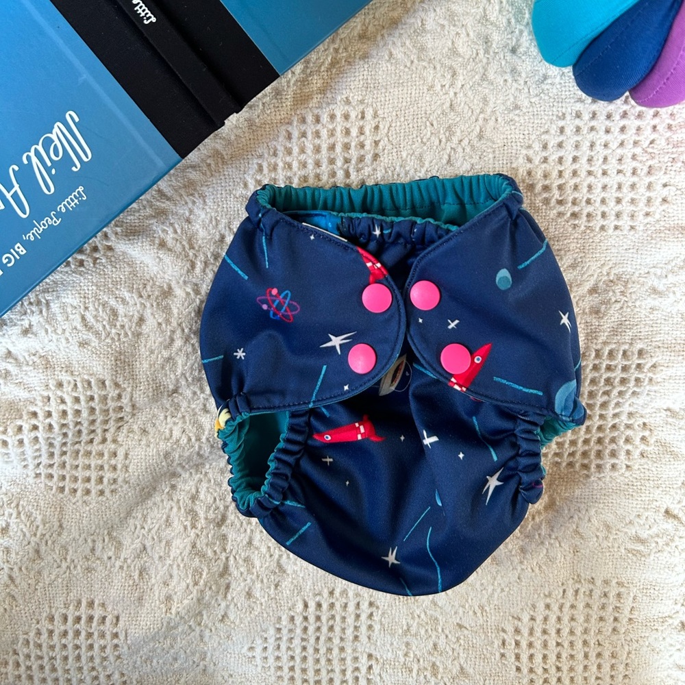 Esembly Cloth Diaper Cover - Outer Space